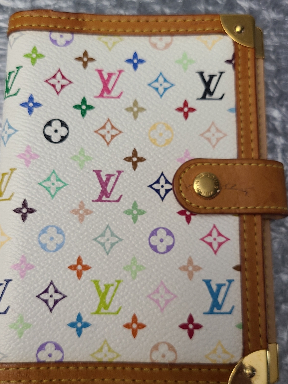 Louis Vuitton Multicolor Monogram White Canvas Small Organizer